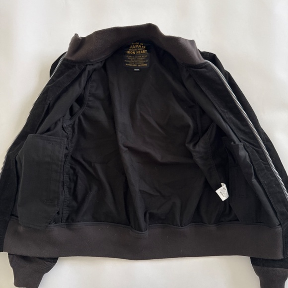 Iron Heart Black Corduroy Tank Jacket - Picture 3 of 6